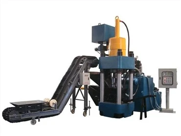 Briketovací stroj na bronzové třísky